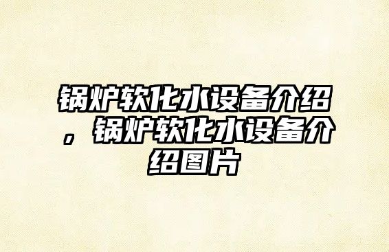 鍋爐軟化水設(shè)備介紹，鍋爐軟化水設(shè)備介紹圖片