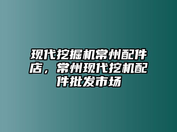 現代挖掘機常州配件店，常州現代挖機配件批發(fā)市場