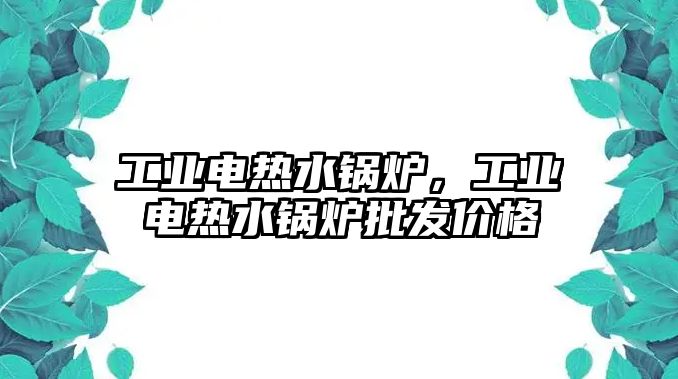 工業(yè)電熱水鍋爐，工業(yè)電熱水鍋爐批發(fā)價格