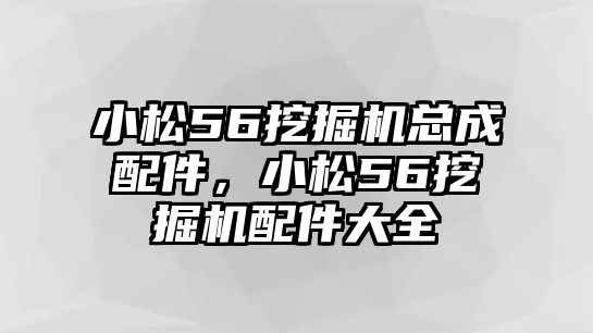 小松56挖掘機(jī)總成配件，小松56挖掘機(jī)配件大全