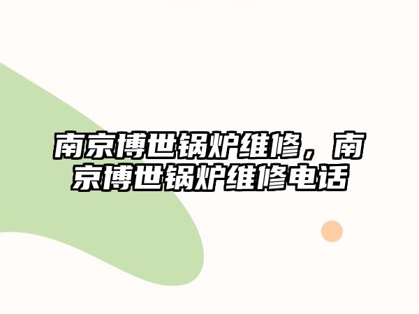 南京博世鍋爐維修，南京博世鍋爐維修電話(huà)