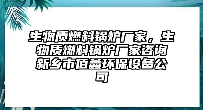 生物質燃料鍋爐廠家，生物質燃料鍋爐廠家咨詢新鄉(xiāng)市佰鑫環(huán)保設備公司