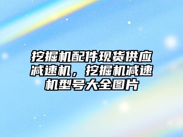 挖掘機配件現貨供應減速機，挖掘機減速機型號大全圖片