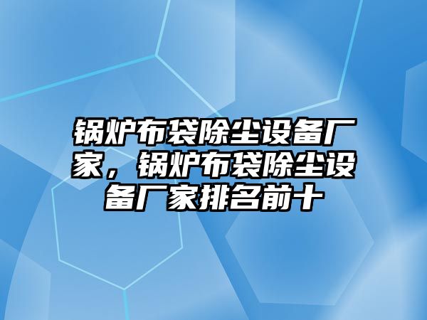 鍋爐布袋除塵設(shè)備廠家，鍋爐布袋除塵設(shè)備廠家排名前十