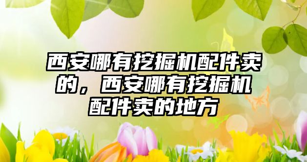 西安哪有挖掘機配件賣的，西安哪有挖掘機配件賣的地方