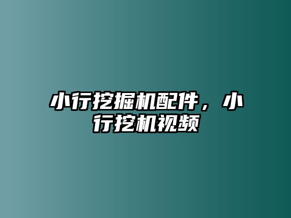 小行挖掘機(jī)配件，小行挖機(jī)視頻