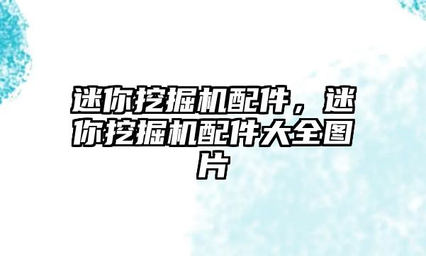 迷你挖掘機配件，迷你挖掘機配件大全圖片