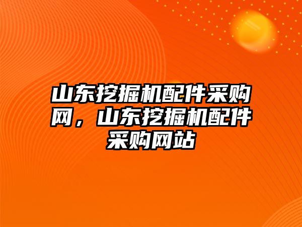 山東挖掘機(jī)配件采購網(wǎng)，山東挖掘機(jī)配件采購網(wǎng)站