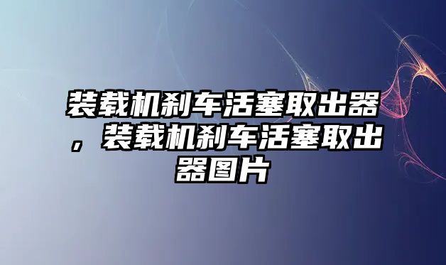 裝載機(jī)剎車活塞取出器，裝載機(jī)剎車活塞取出器圖片