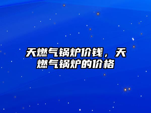 天燃?xì)忮仩t價(jià)錢，天燃?xì)忮仩t的價(jià)格