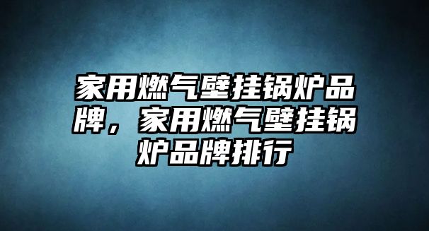 家用燃氣壁掛鍋爐品牌，家用燃氣壁掛鍋爐品牌排行