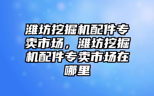 濰坊挖掘機配件專賣市場，濰坊挖掘機配件專賣市場在哪里