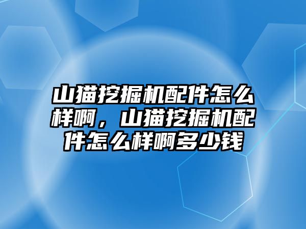 山貓挖掘機配件怎么樣啊，山貓挖掘機配件怎么樣啊多少錢