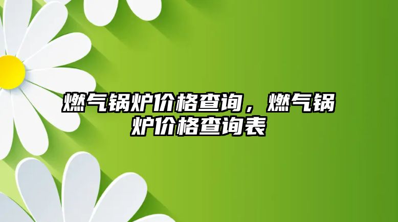 燃?xì)忮仩t價(jià)格查詢，燃?xì)忮仩t價(jià)格查詢表