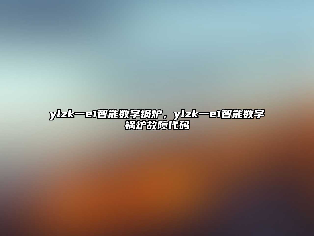 ylzk一e1智能數(shù)字鍋爐，ylzk一e1智能數(shù)字鍋爐故障代碼