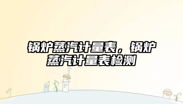 鍋爐蒸汽計量表，鍋爐蒸汽計量表檢測