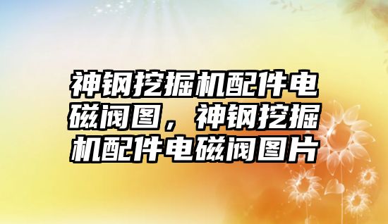 神鋼挖掘機(jī)配件電磁閥圖，神鋼挖掘機(jī)配件電磁閥圖片