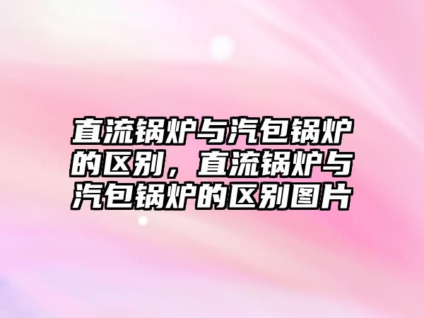 直流鍋爐與汽包鍋爐的區(qū)別，直流鍋爐與汽包鍋爐的區(qū)別圖片