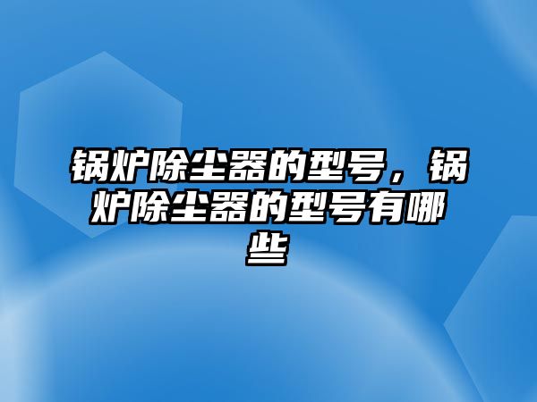 鍋爐除塵器的型號，鍋爐除塵器的型號有哪些