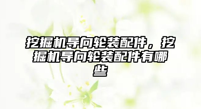 挖掘機導(dǎo)向輪裝配件，挖掘機導(dǎo)向輪裝配件有哪些