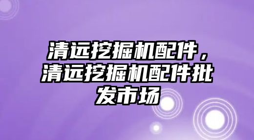 清遠挖掘機配件，清遠挖掘機配件批發(fā)市場