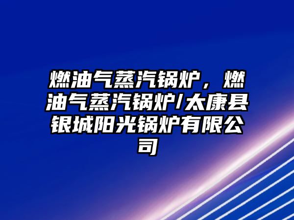 燃油氣蒸汽鍋爐，燃油氣蒸汽鍋爐/太康縣銀城陽光鍋爐有限公司