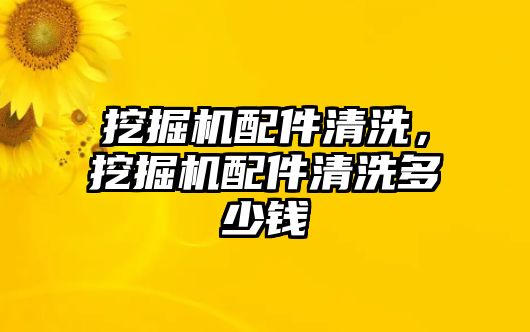 挖掘機配件清洗，挖掘機配件清洗多少錢