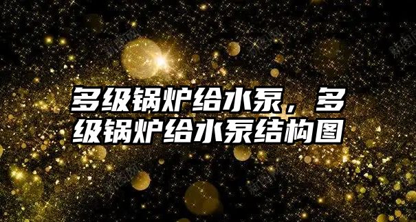 多級鍋爐給水泵，多級鍋爐給水泵結構圖