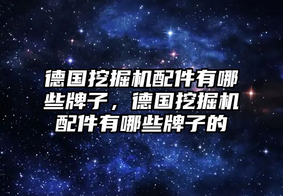 德國挖掘機配件有哪些牌子，德國挖掘機配件有哪些牌子的