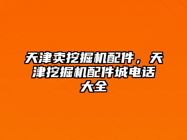 天津賣挖掘機(jī)配件，天津挖掘機(jī)配件城電話大全