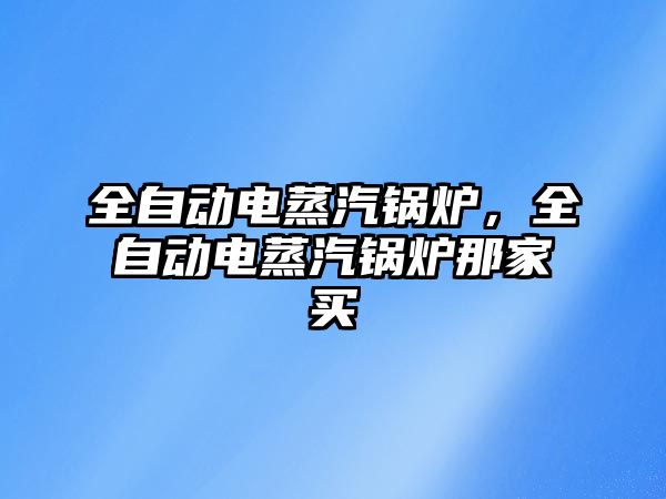 全自動電蒸汽鍋爐，全自動電蒸汽鍋爐那家買