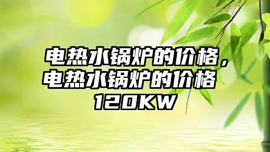 電熱水鍋爐的價(jià)格，電熱水鍋爐的價(jià)格 120KW