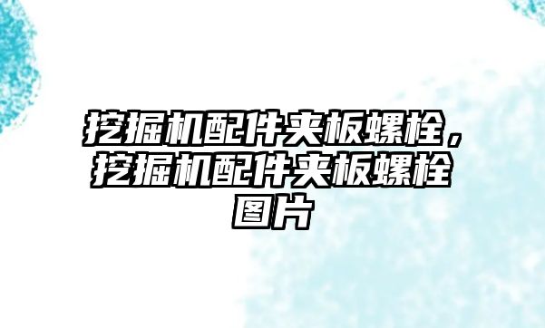 挖掘機(jī)配件夾板螺栓，挖掘機(jī)配件夾板螺栓圖片