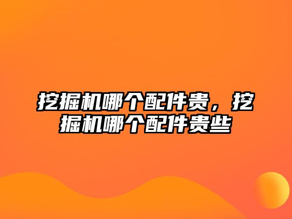 挖掘機(jī)哪個(gè)配件貴，挖掘機(jī)哪個(gè)配件貴些