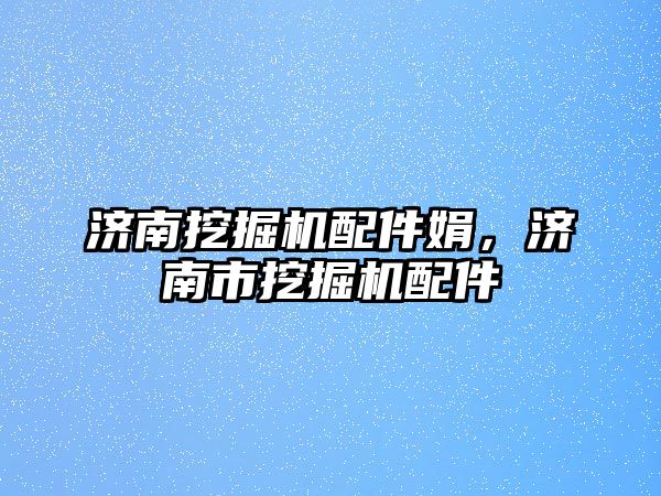 濟南挖掘機配件娟，濟南市挖掘機配件