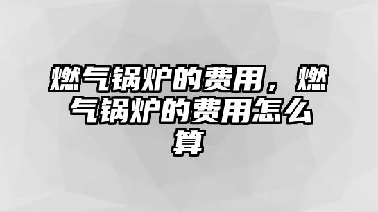 燃?xì)忮仩t的費(fèi)用，燃?xì)忮仩t的費(fèi)用怎么算