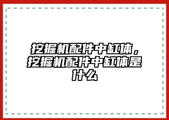 挖掘機(jī)配件中缸體，挖掘機(jī)配件中缸體是什么