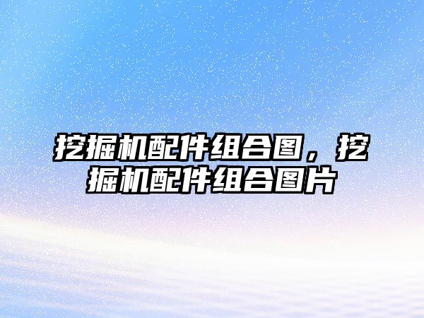 挖掘機配件組合圖，挖掘機配件組合圖片