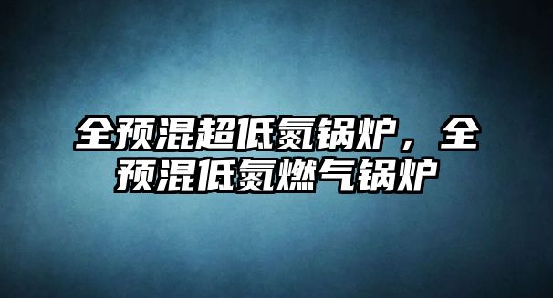 全預混超低氮鍋爐，全預混低氮燃氣鍋爐