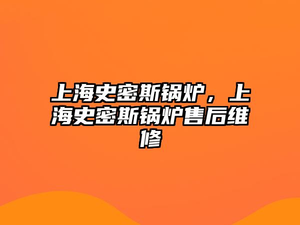 上海史密斯鍋爐，上海史密斯鍋爐售后維修