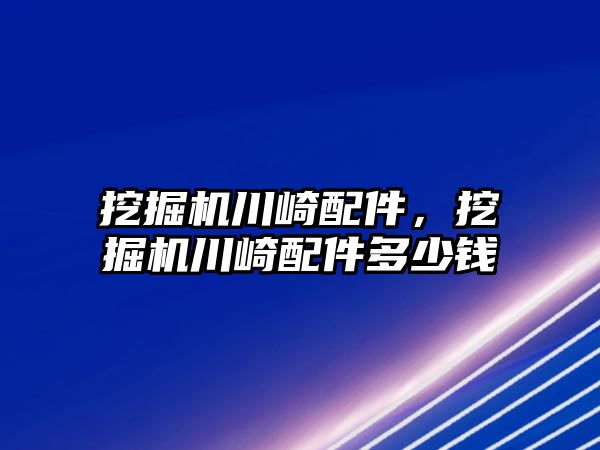 挖掘機川崎配件，挖掘機川崎配件多少錢