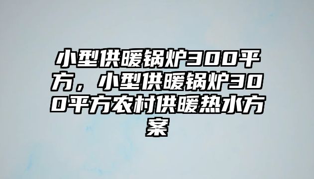 小型供暖鍋爐300平方，小型供暖鍋爐300平方農(nóng)村供暖熱水方案