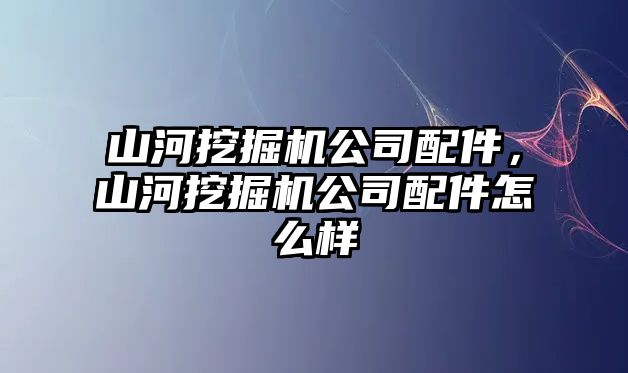 山河挖掘機(jī)公司配件，山河挖掘機(jī)公司配件怎么樣