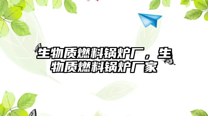 生物質(zhì)燃料鍋爐廠，生物質(zhì)燃料鍋爐廠家