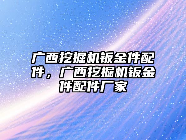 廣西挖掘機(jī)鈑金件配件，廣西挖掘機(jī)鈑金件配件廠家