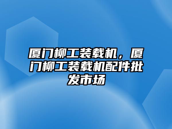 廈門柳工裝載機(jī)，廈門柳工裝載機(jī)配件批發(fā)市場