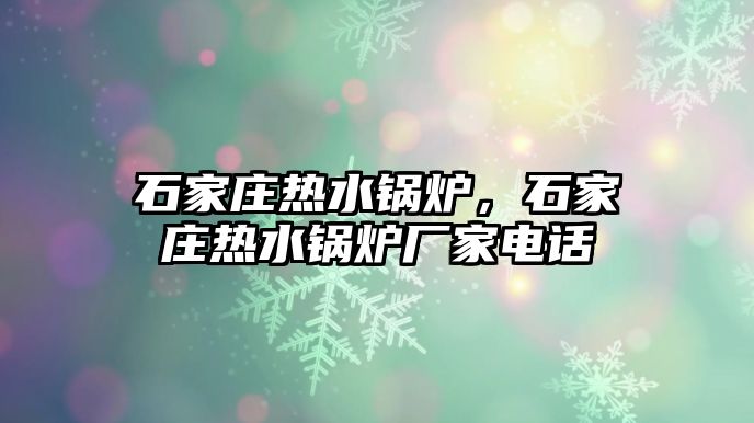 石家莊熱水鍋爐，石家莊熱水鍋爐廠家電話