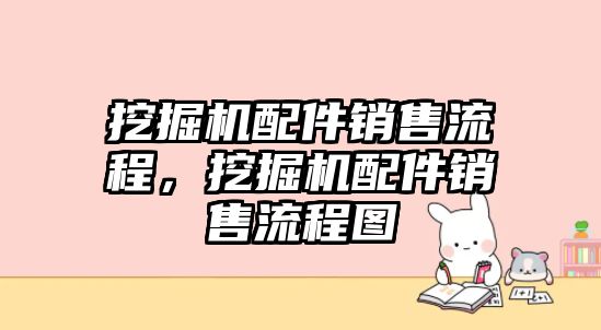 挖掘機配件銷售流程，挖掘機配件銷售流程圖