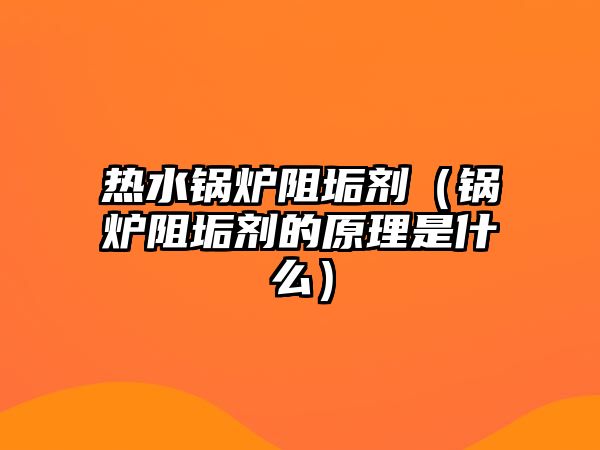 熱水鍋爐阻垢劑（鍋爐阻垢劑的原理是什么）