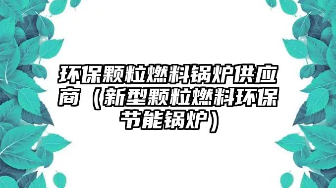 環(huán)保顆粒燃料鍋爐供應商（新型顆粒燃料環(huán)保節(jié)能鍋爐）